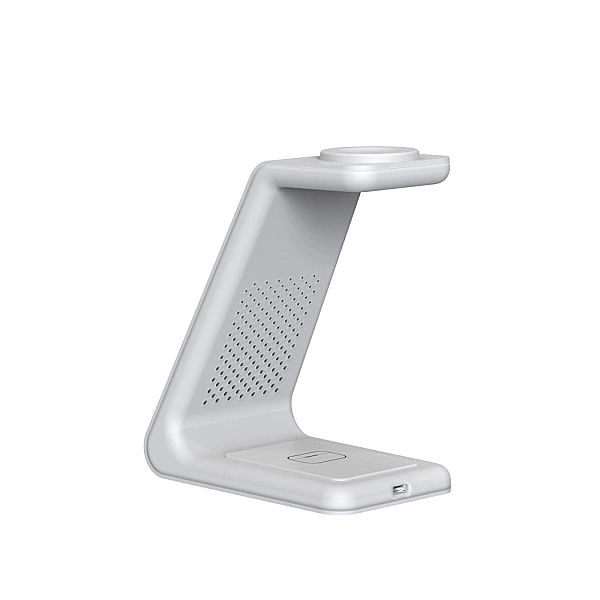 Tech-Protect Qi15W-A36/3In1 Wireless Charger For Apple White