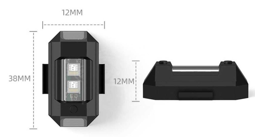 stroboskop LED 7-kolorów dron DJI Xiaomi Hubsan Autel Syma