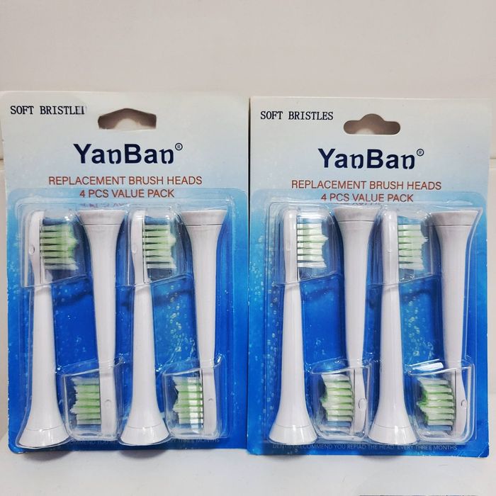 Набір 4шт насадки для зубних щіток Philips Sonicare аналог не оригінал