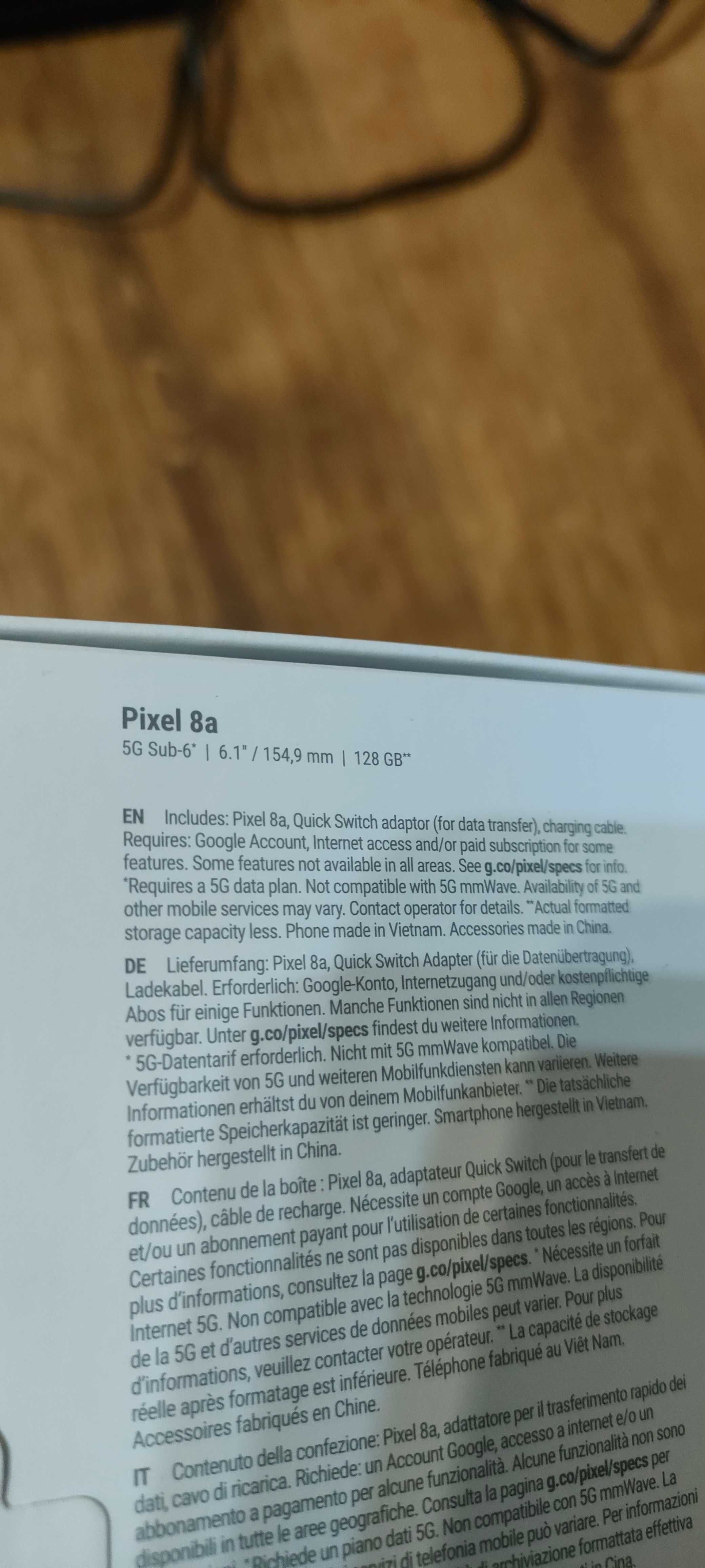 Google Pixel 8a 5g 128gb