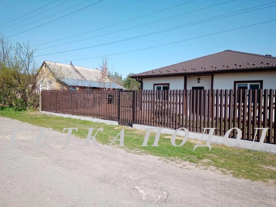 Забор металлический штакетник паркан ворота профнастил пвх сетка