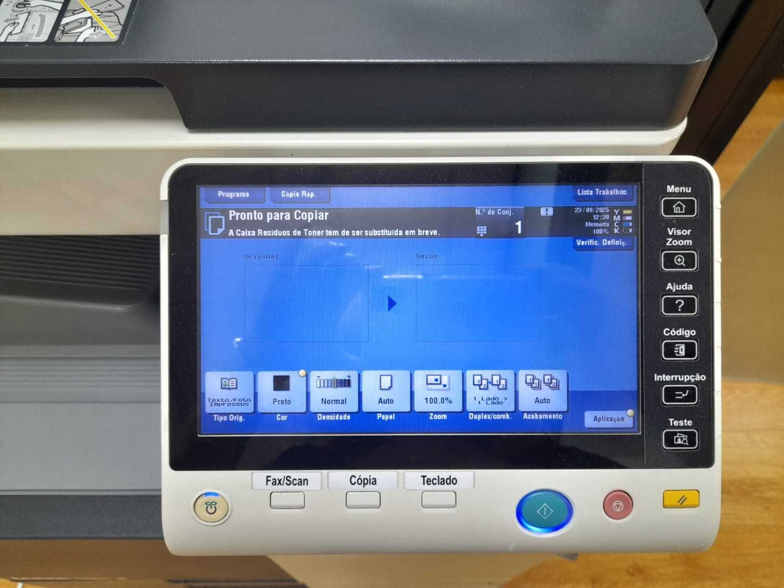 Impressora - Digitali-Fotocop Multifunções Konica Minolta Bizhub C224e