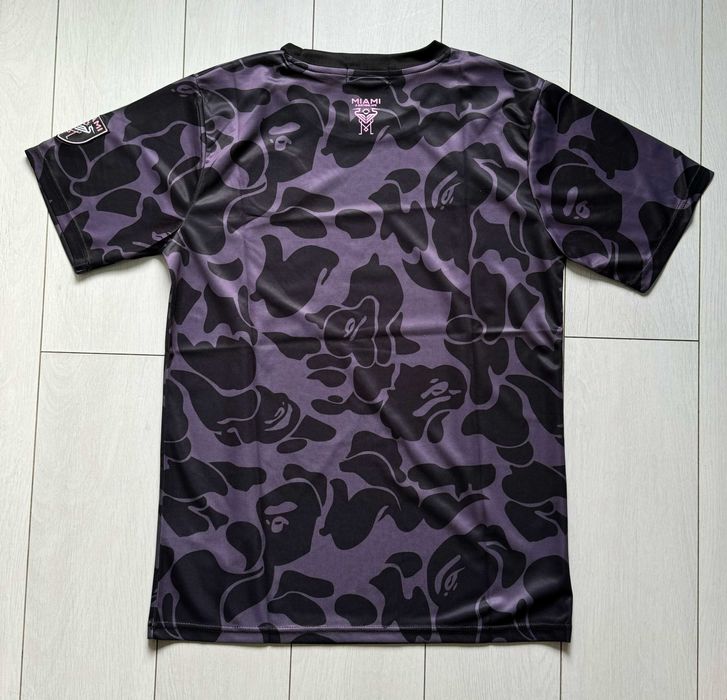 Футболка Bape Inter Miami(S, M, L) у чорному кольорі.