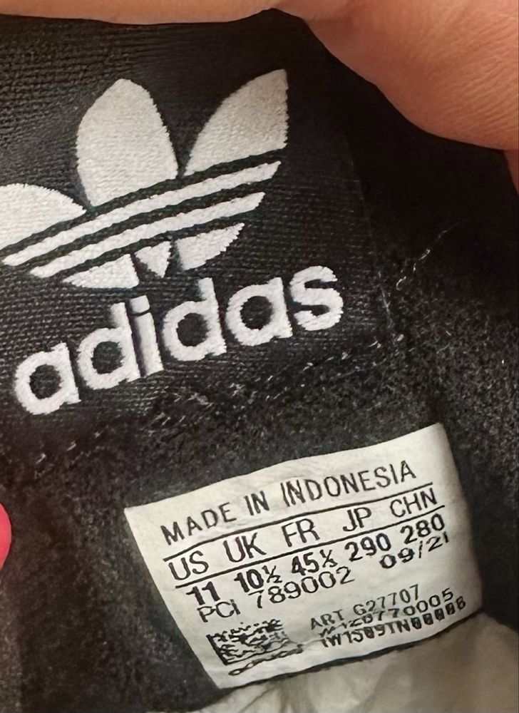 Кросівки з НАТУРАЛЬНОЇ ШКІРИ, чоловічі Adidas (були взуті  1 раз)