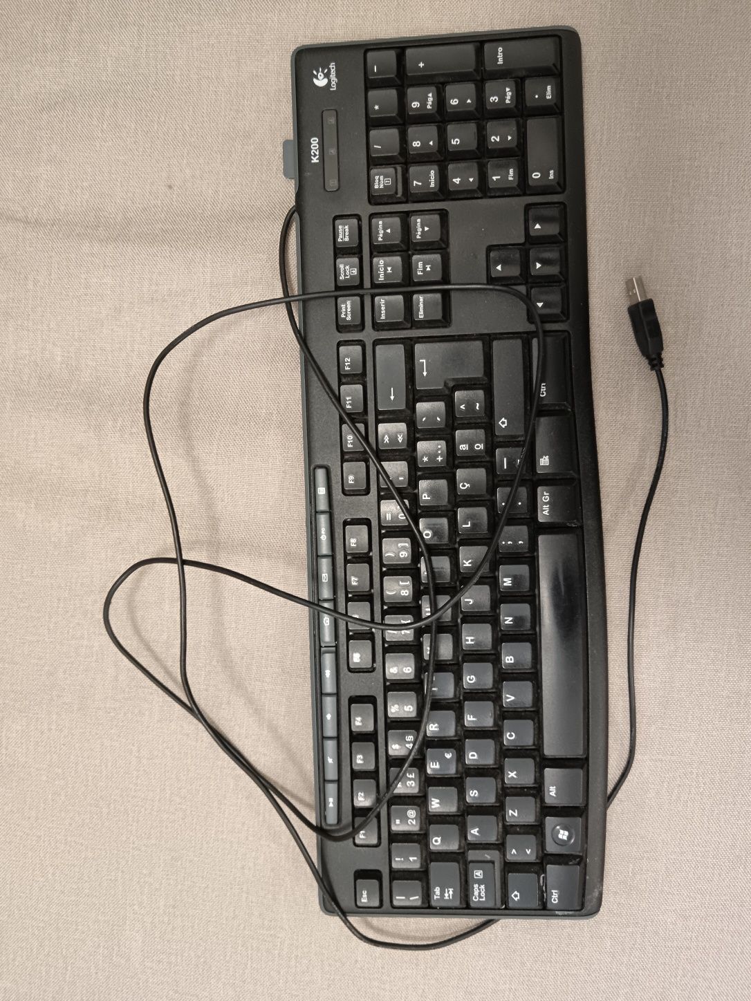 Teclado computador logitech