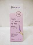 Biolaven Krem do Twarzy na Noc Nawilża Regeneruje Olej Lawendowy 50 ml