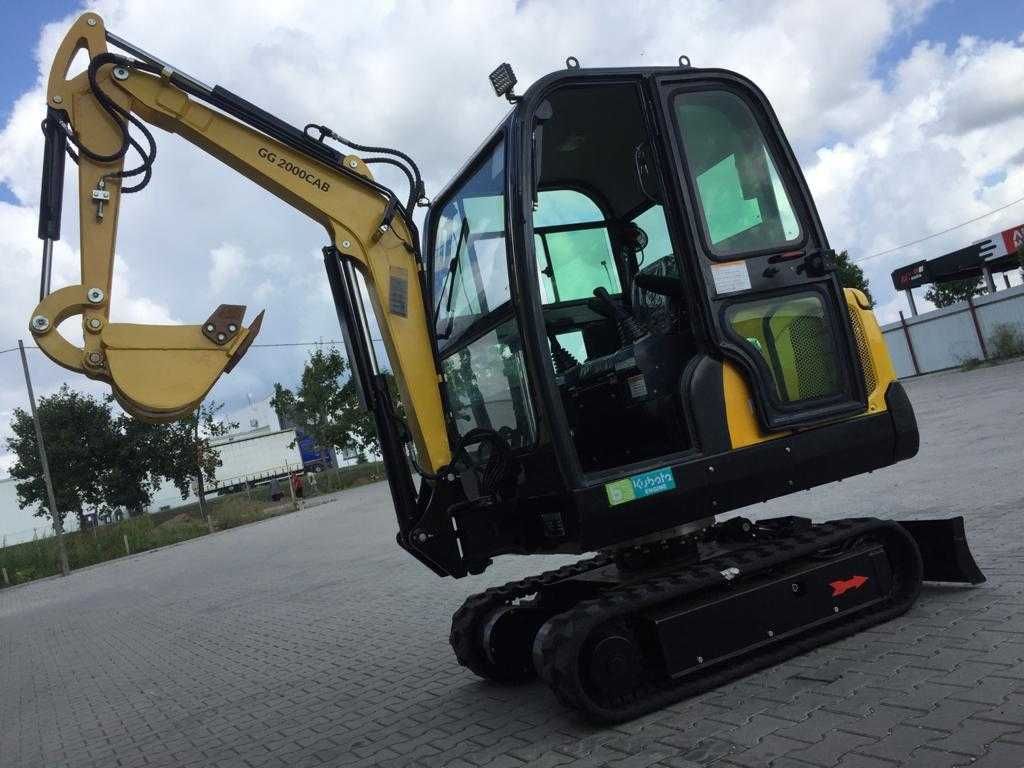 Minikoparka 2000kg, Nowa koparka GG2000 od Gunter Grossmann 2023