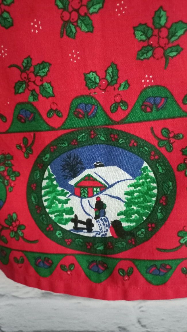 Nowa świąteczna zasłonka 110x78