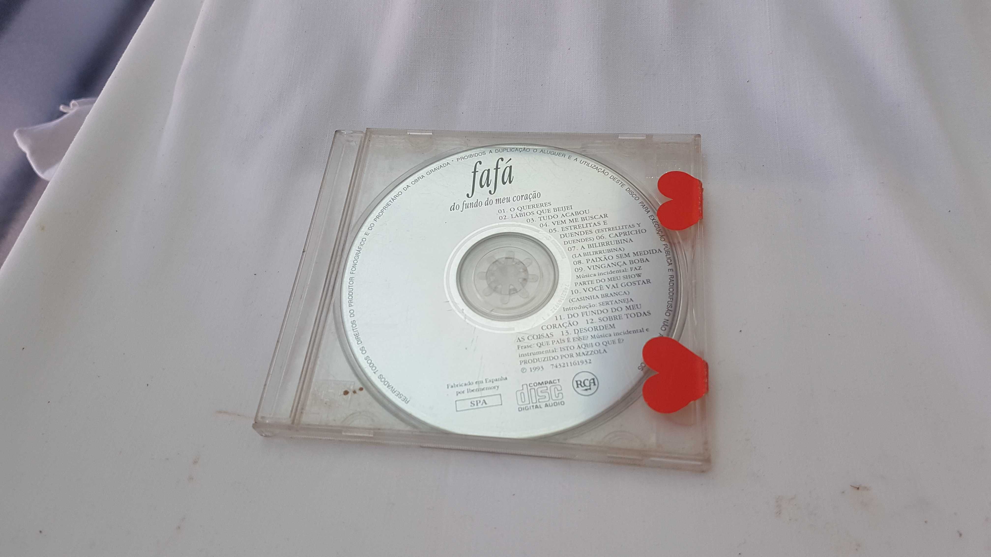 CD - FAFÁ - Do Fundo Do Meu Coração