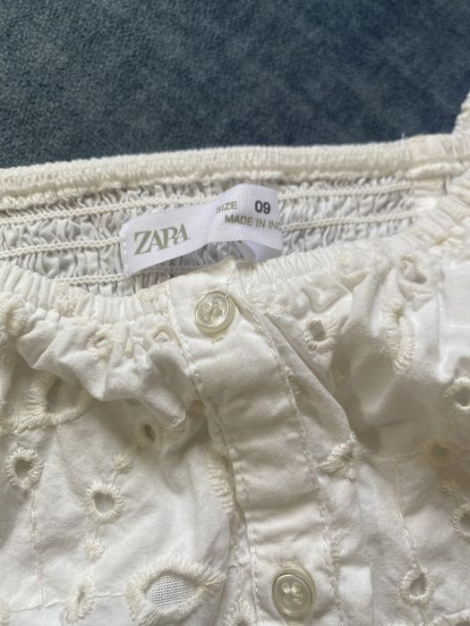 Conjunto branco da Zara.