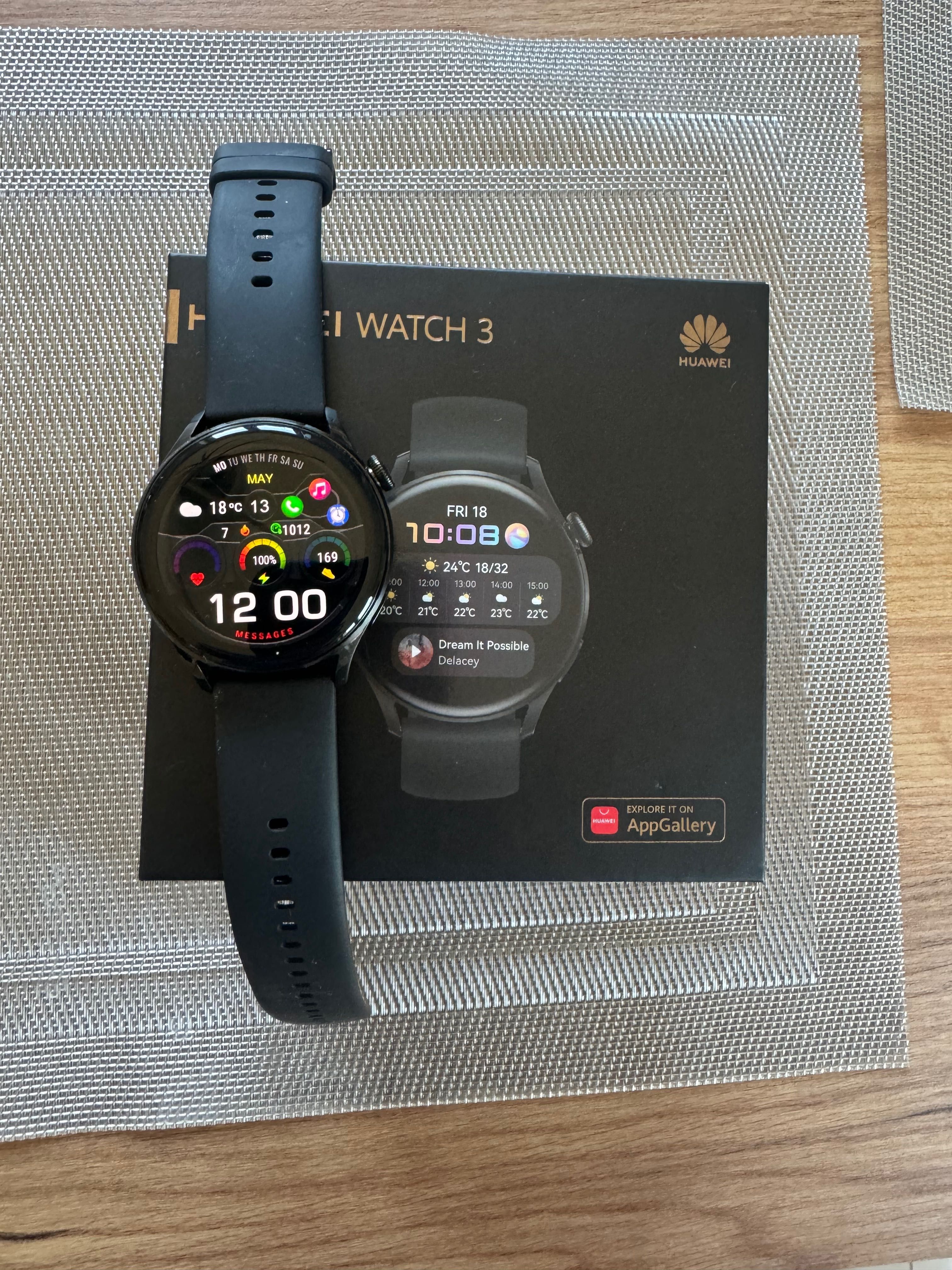 Huawei watch3 w bardzo dobrym stanie