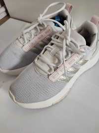 Adidas Cloudfoam,stylowe buty sportowe damskie,białe, rozmiar 37,5