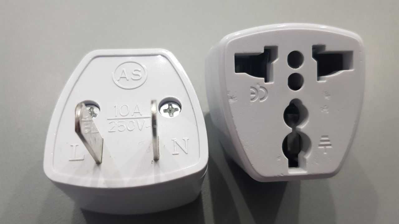 Przejściówka na gniazdka EU-US EU-USA UE-USA adapter na wyjazd wakacje