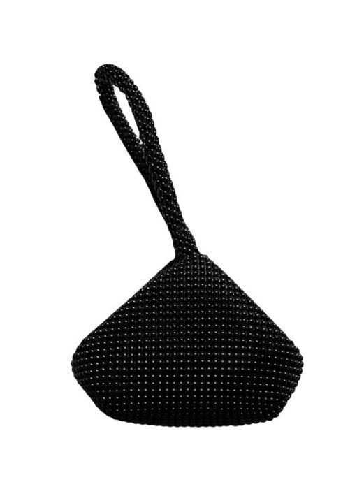 Сумка з бісеру чорна