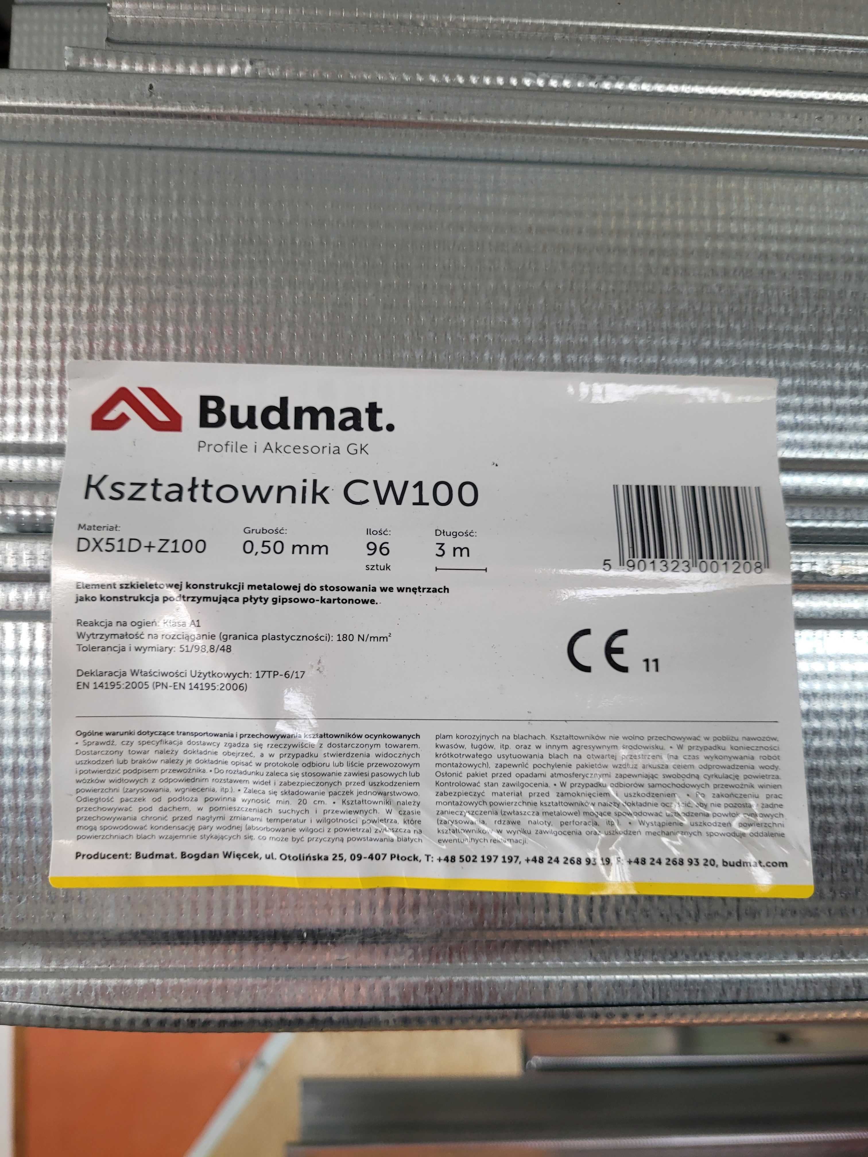 Profil Budmat CW100 C100 3,0 m Słupek ścianka 300 cm Jelenia Góra