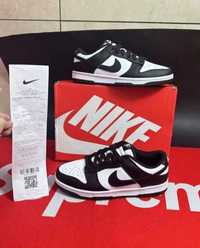 nike dunk biack low whute panda 39