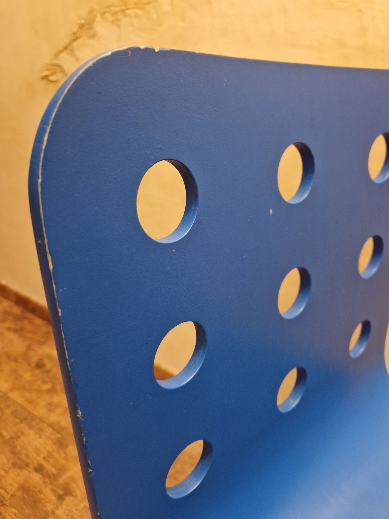 Krzeslo obrotowe IKEA- JULES niebieskie