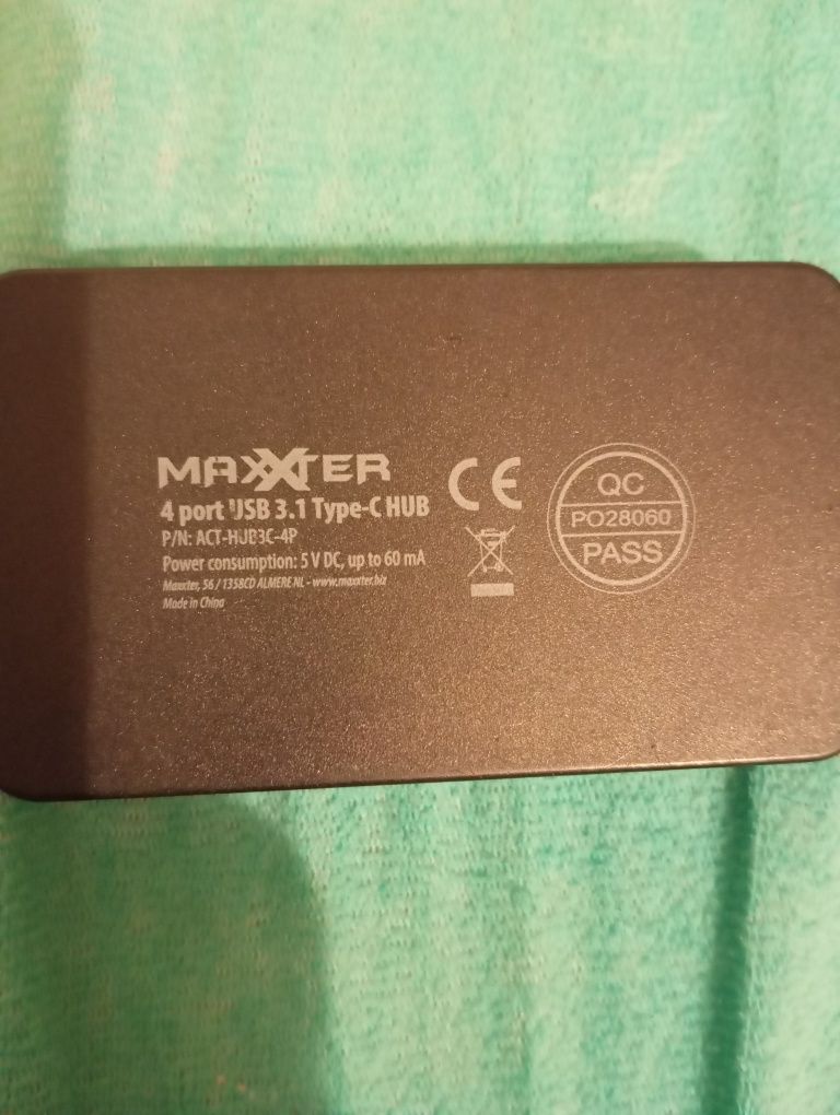 Adapter z Usb C Do Usb A 4 porty