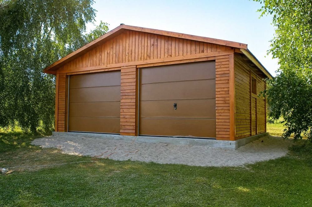 Garaż drewniany dwustanowiskowy Wiata CARPORT