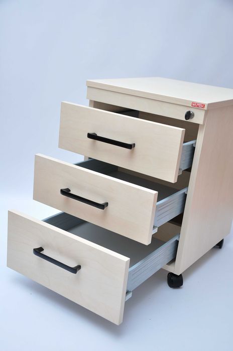 Szafka, komoda, kontenerek biurowy - centralny zamek