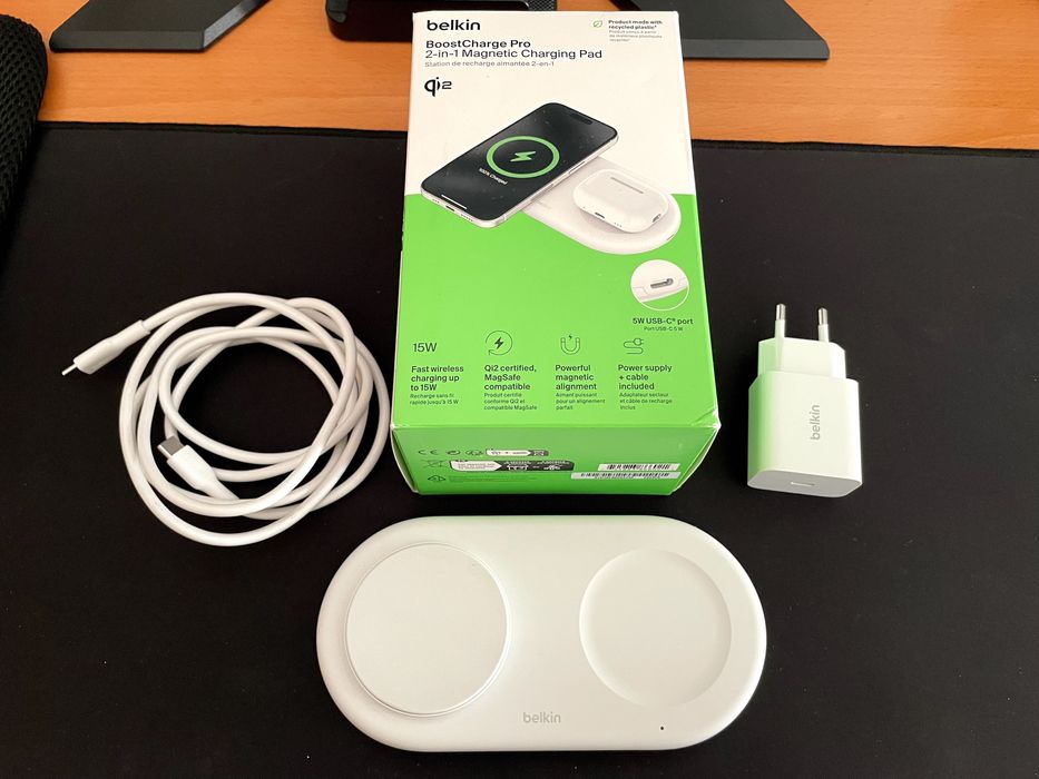 Belkin BoostCharge Pro 2-in-1 Carregador Wireless