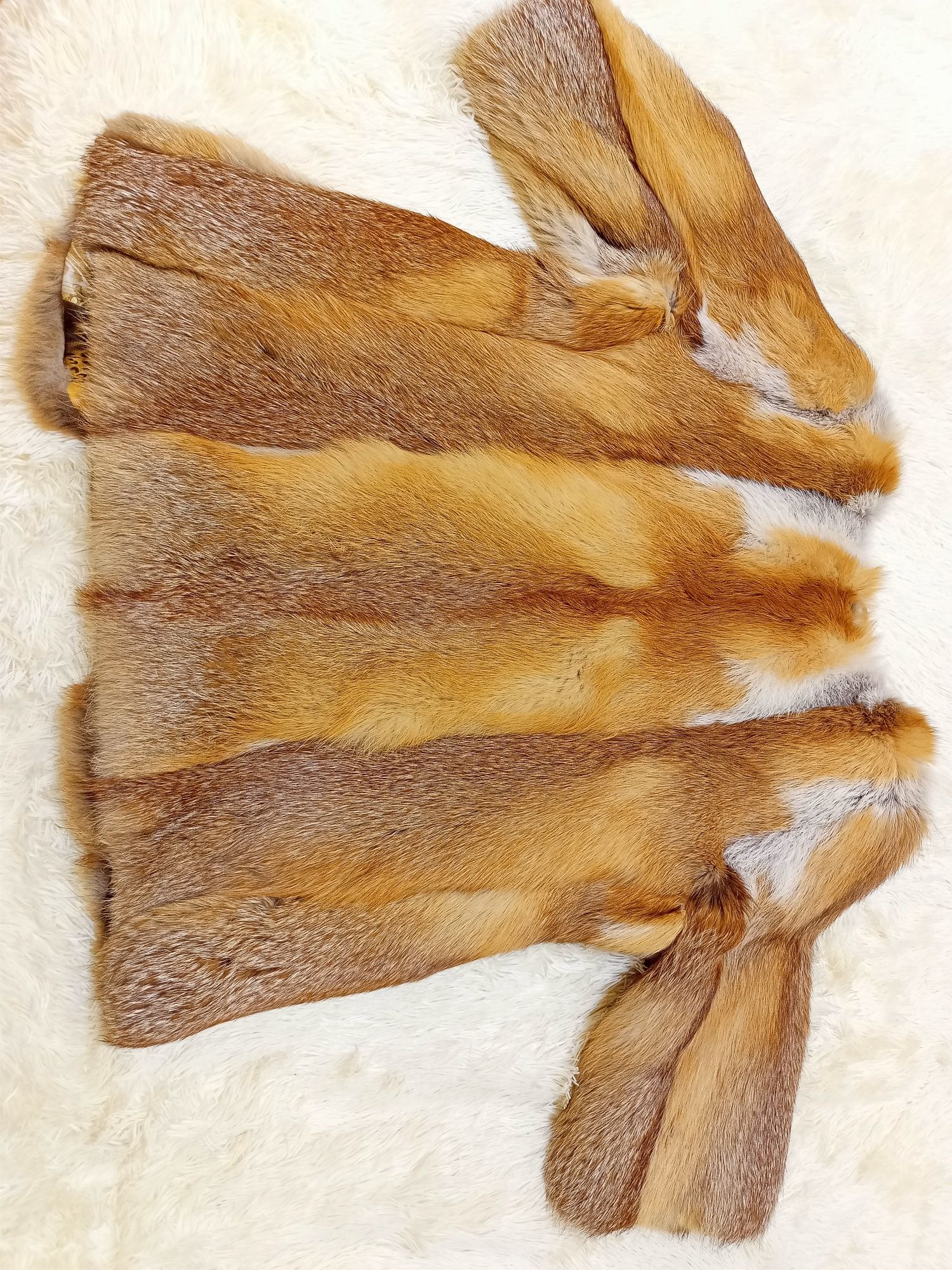 Полушубок мех лиса, ХS, 42,eu34, короткий рукав
