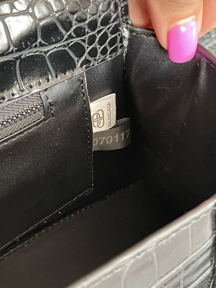 Сумка Balenciaga рожева, чорна, біла