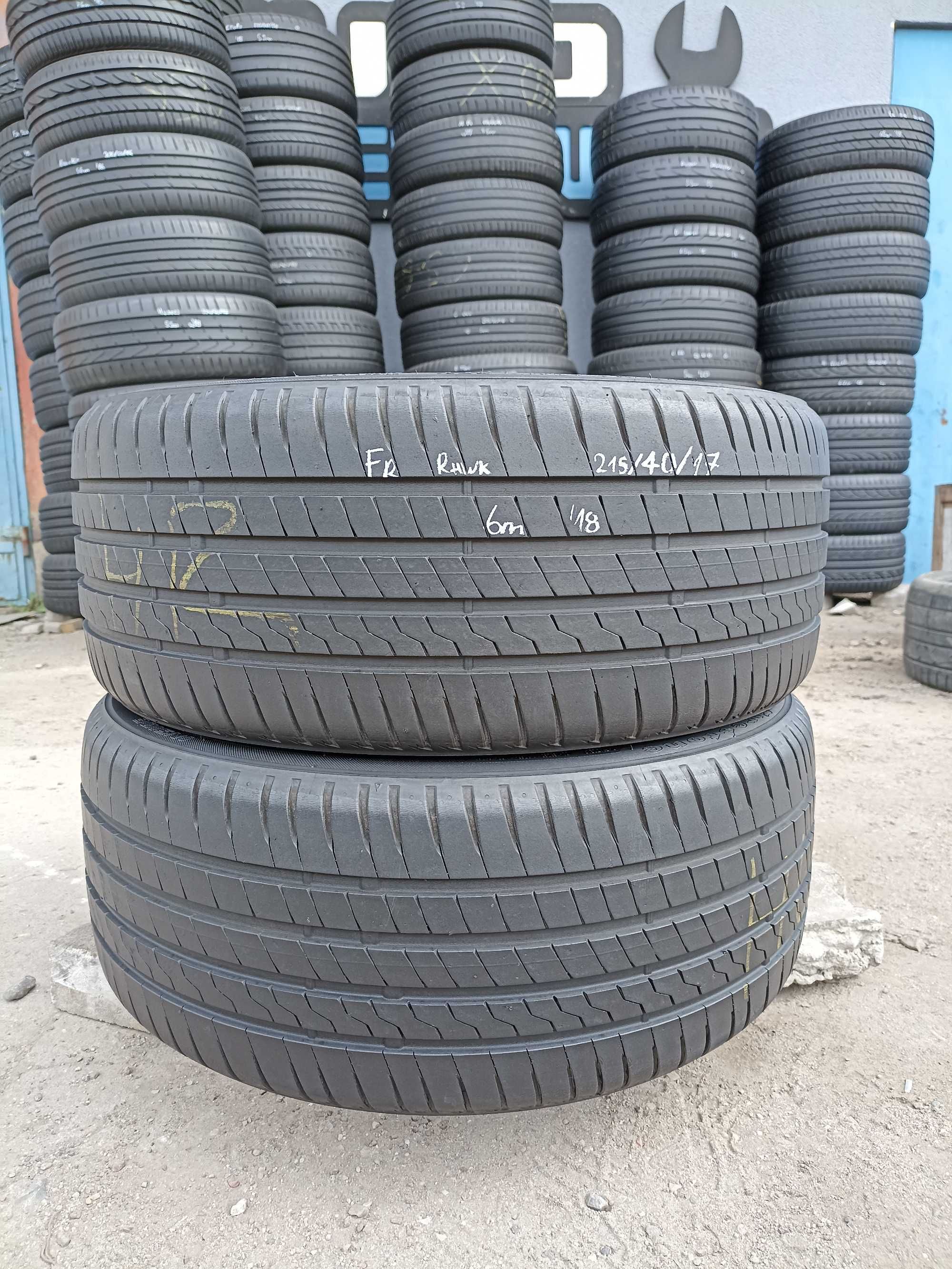 opony lato Firestone Roadhawk 215/40 r17 / znakomity stan!