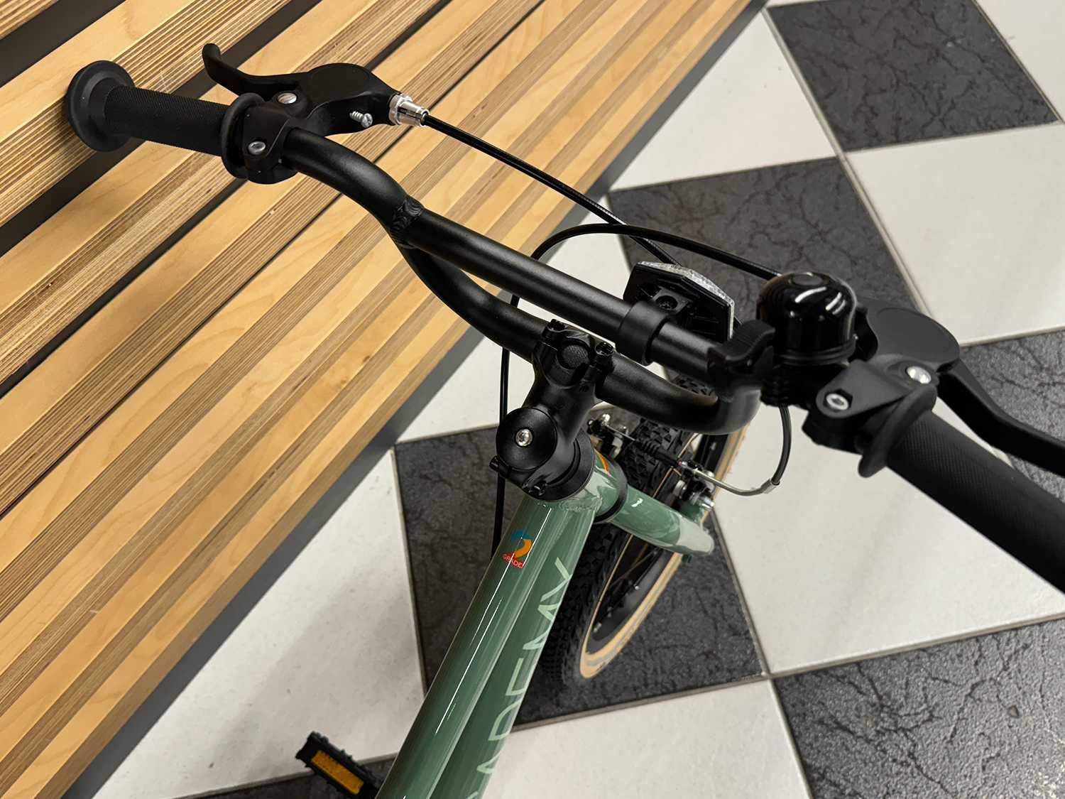 Rower dziecięcy ACADEMY 2 Olive 14" KRAKÓW w ofercie kubikes puky