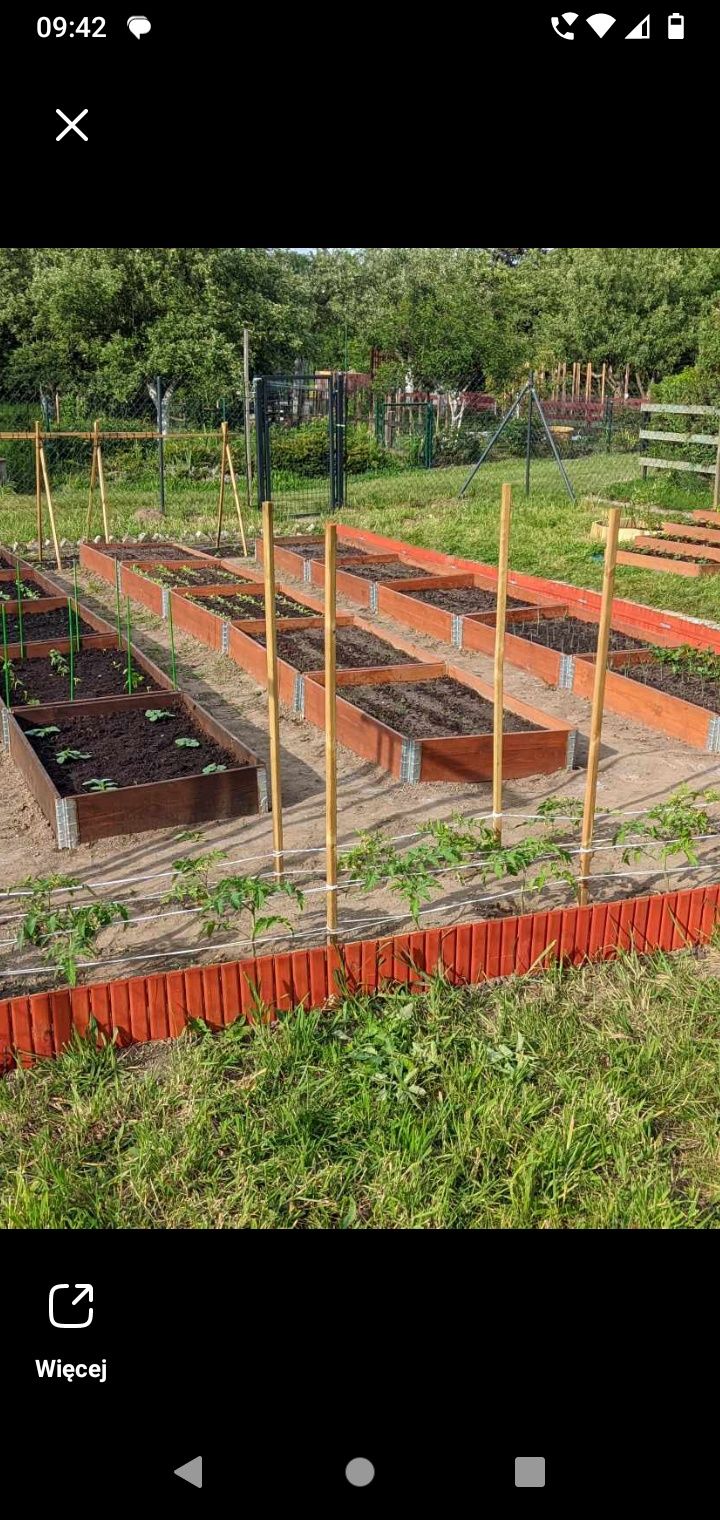 Nadstawki paletowe 120/80 Obrzeża Grządki Skrzynie ogrodowe