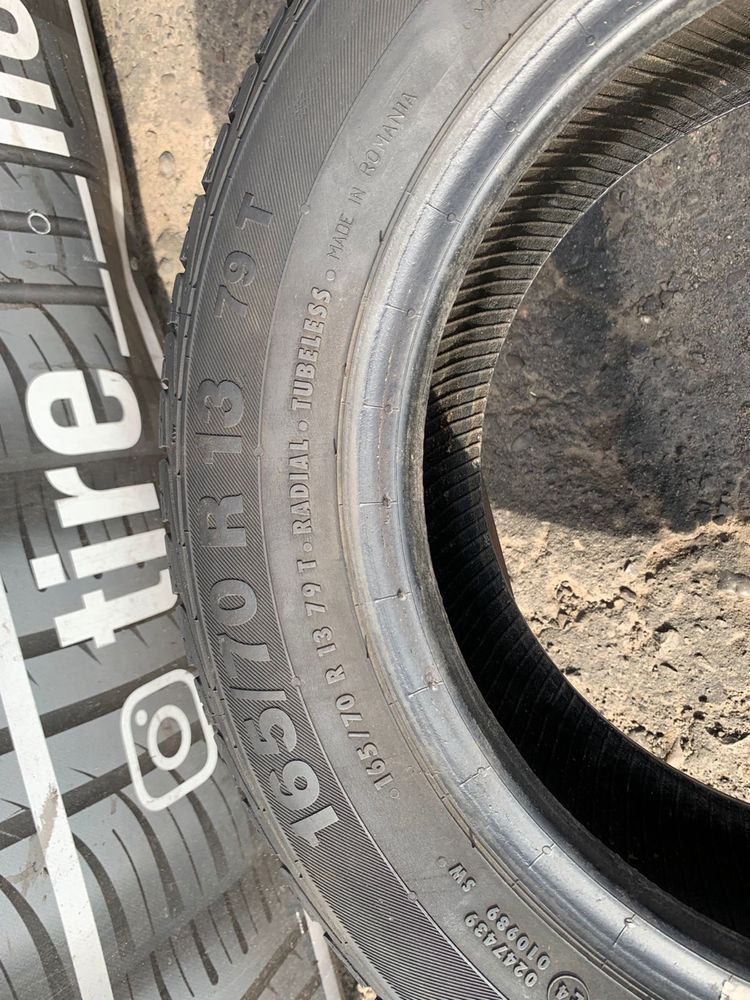 Шини 165/70 R13 пара Barum 2021p літо 6,6мм