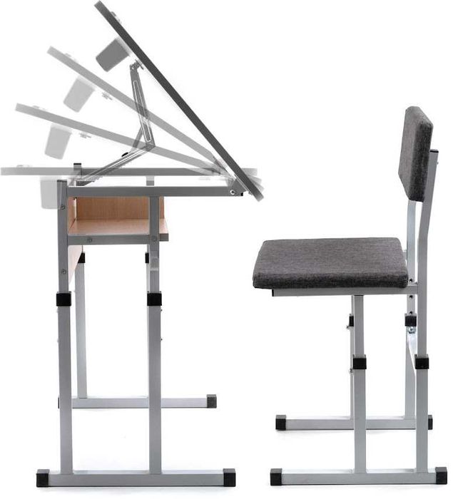 Комплект парта + стілець, шкільний, купити опт, роздріб