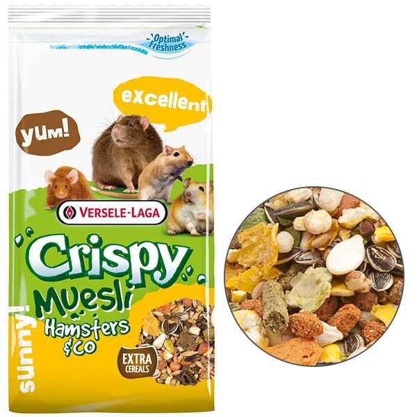 Versele-Laga Crispy Muesli Hamster корм для хомяков, крыс, мышей 5 кг
