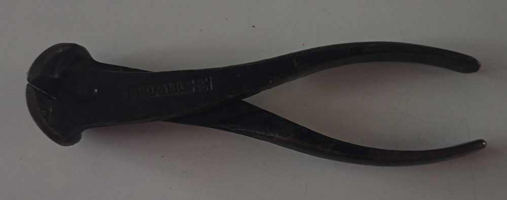 szczypce tnące czołowe + obcęgi płaskie stalowe kleszcze 2w1