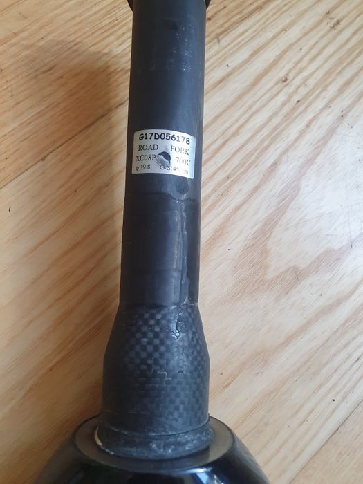 Widelec carbon qr9 gravel mtb 39.8 mm