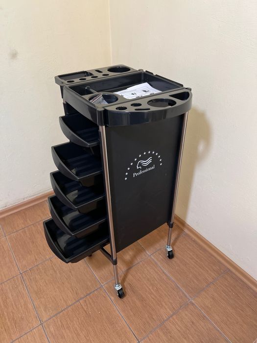 Pomocnik fryzjerski wózek do farbowania szafka