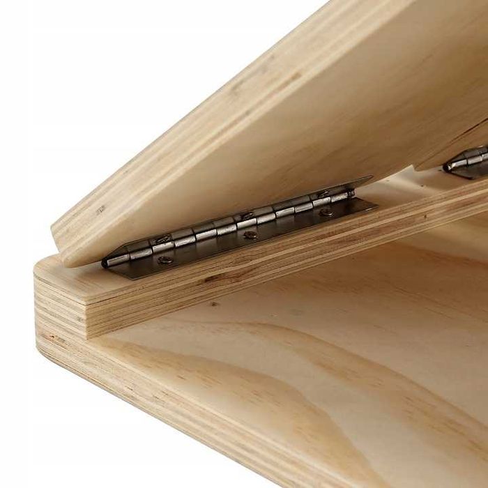 Drewniana platforma do rozciągania łydek regulowana 150kg fizjoterapia