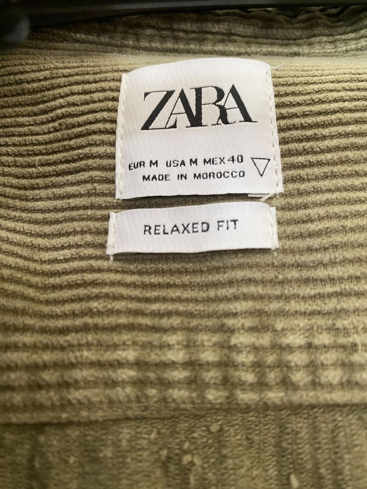 рубашка Zara в рубчик