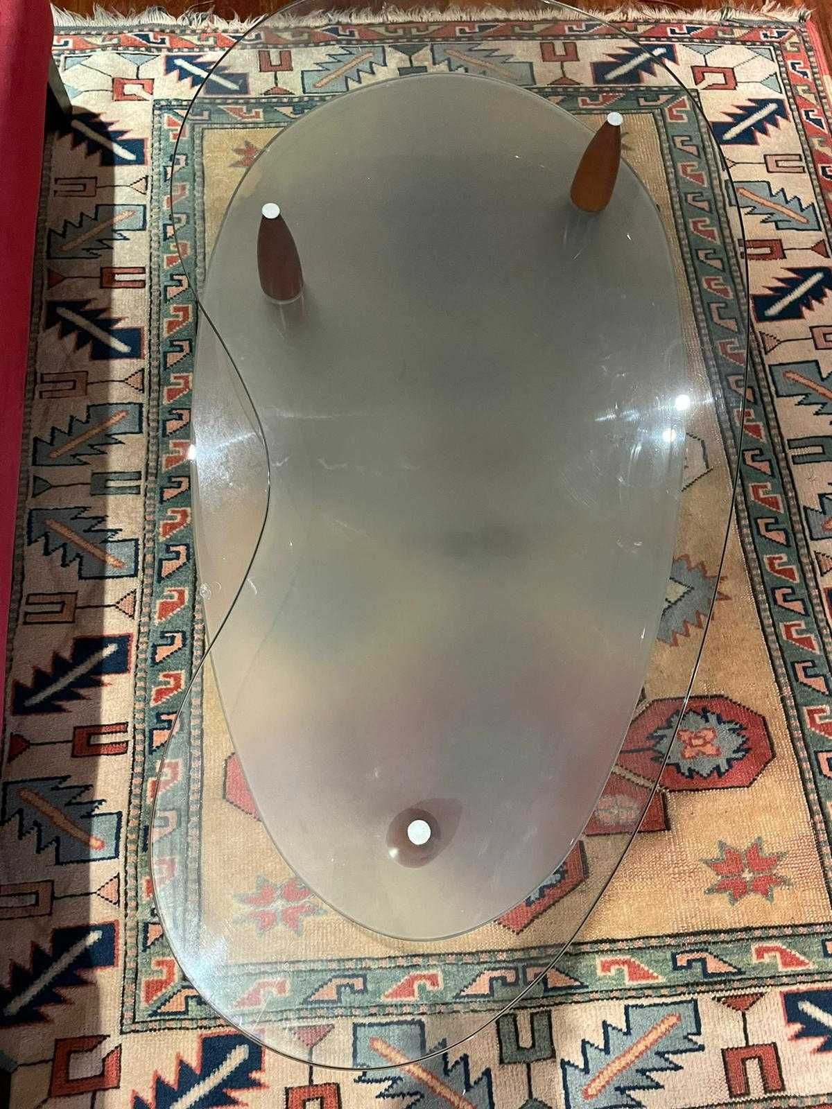 Mesa de Vidro de dois andares