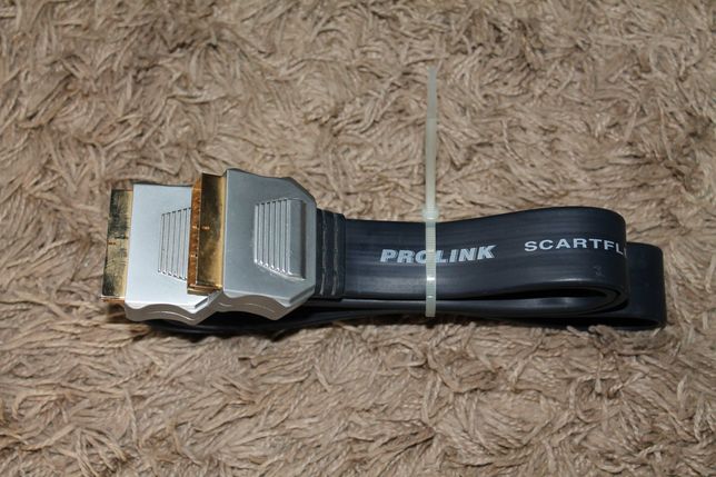 Eurozłącze SCART 21P firmy  Prolink + gratis