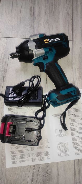 Klucz udarowy do kół akumulatorowy mocny NOWY komplet