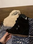 Buty skóra zamsz czarne bardzo wysoka jakość