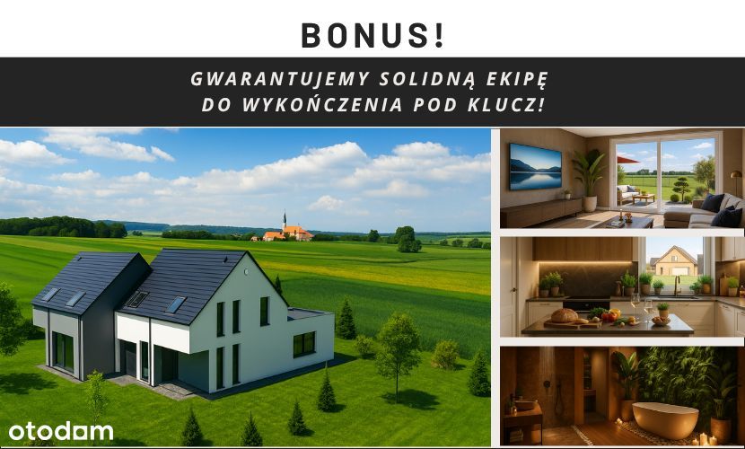 Dom PREMIUM 162 m² z ogrodem – zamiast małego mieszkania w mieście