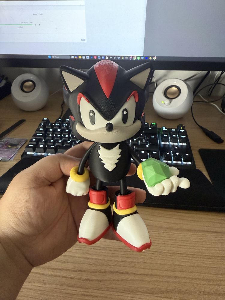 Sonic - Shadow figure 3d printed