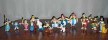 Colecção Asterix. Bonecos em pvc