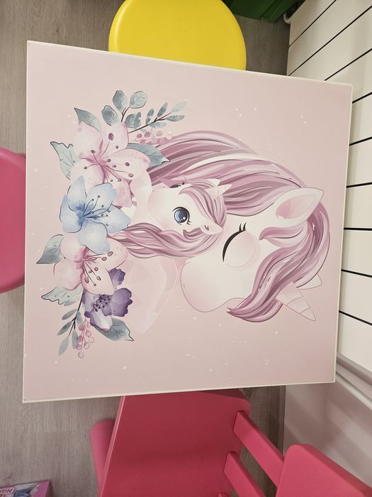 Ikea stolik lack  krzesełko mamut taboret x 2 zabawki dla dziewczynki