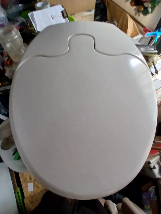 Tampa de sanita familiar com assento de criança assento