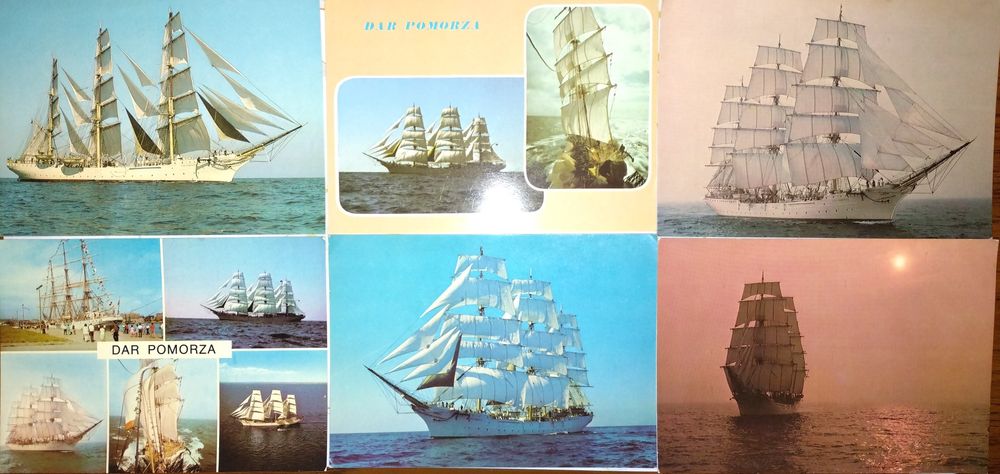Pocztówki widokówki Dar Pomorza