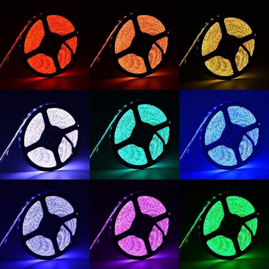 Taśma led 5050 kolorowa wodoodporna 5m RGBW + pilot