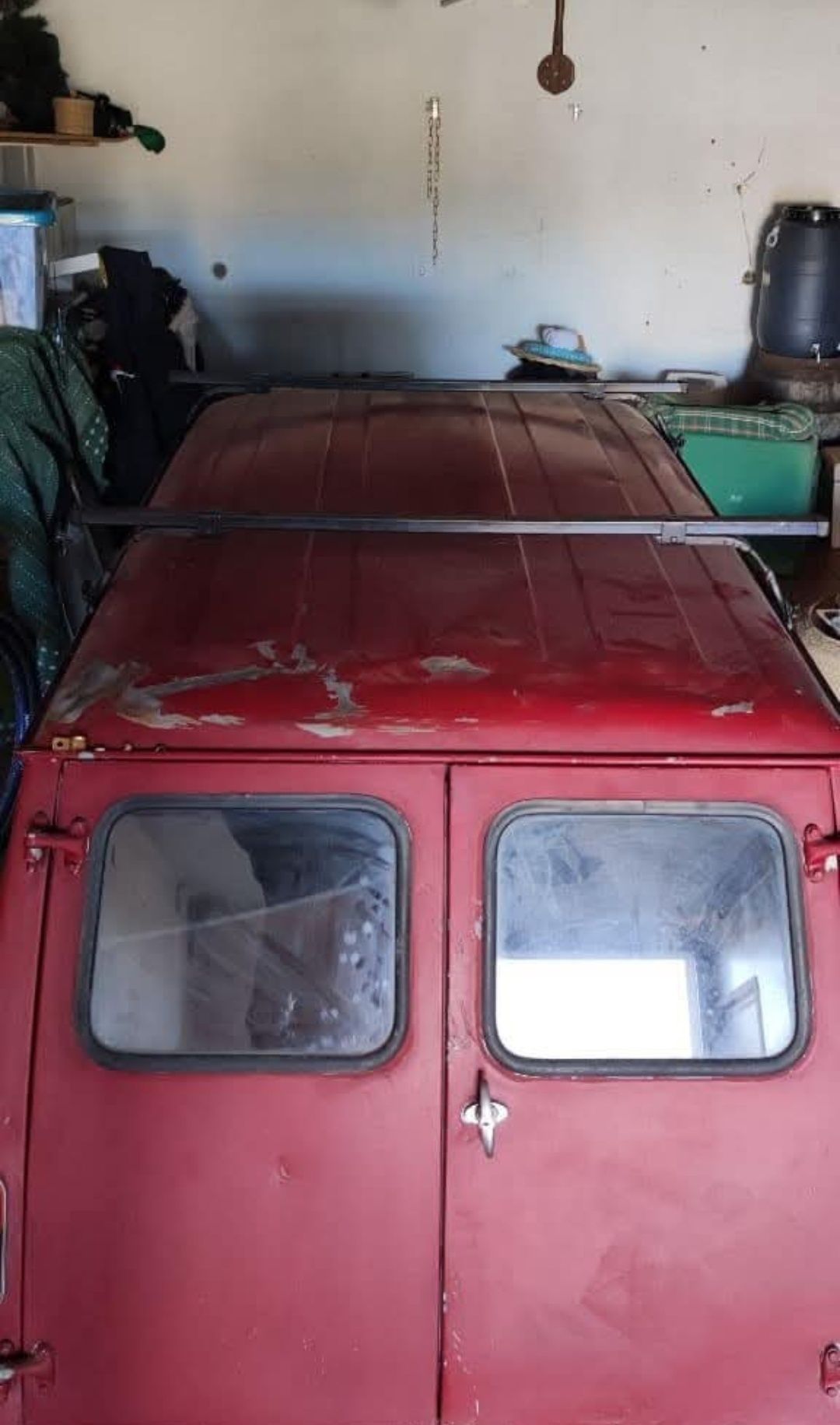 Austin Mini van.